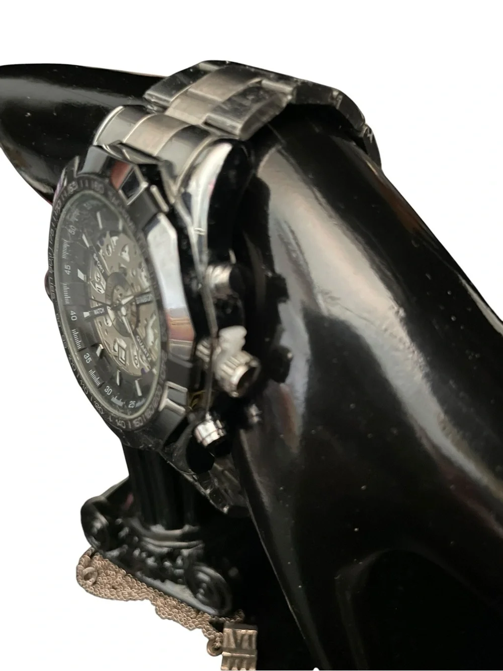 NWT Winisond Men's Silver Stainless Steel Quartz Sport Watch - Brand New